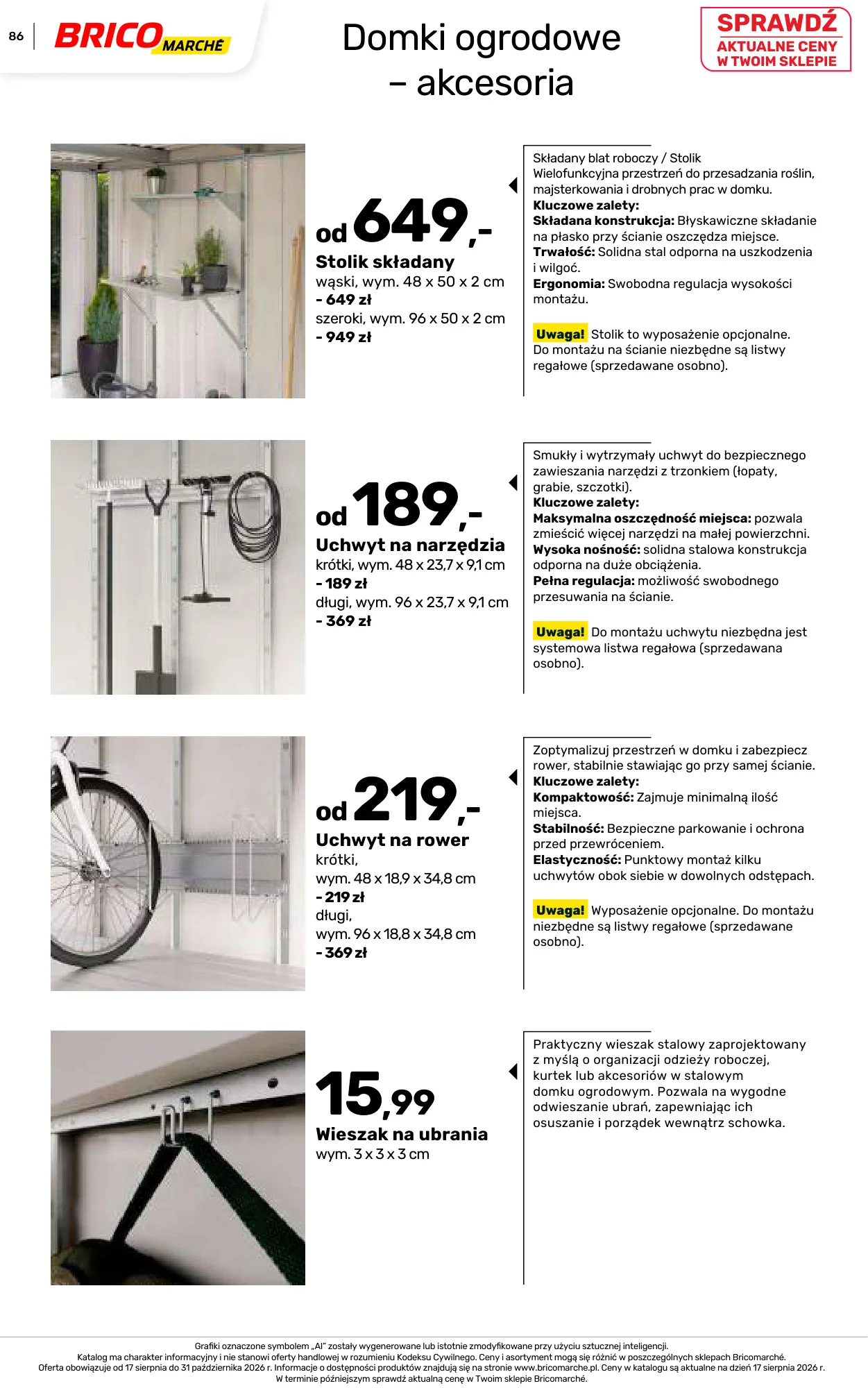 Gazetka promocyjna Bricomarche str. 86